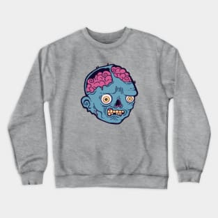 I bite - Zombie Art Crewneck Sweatshirt